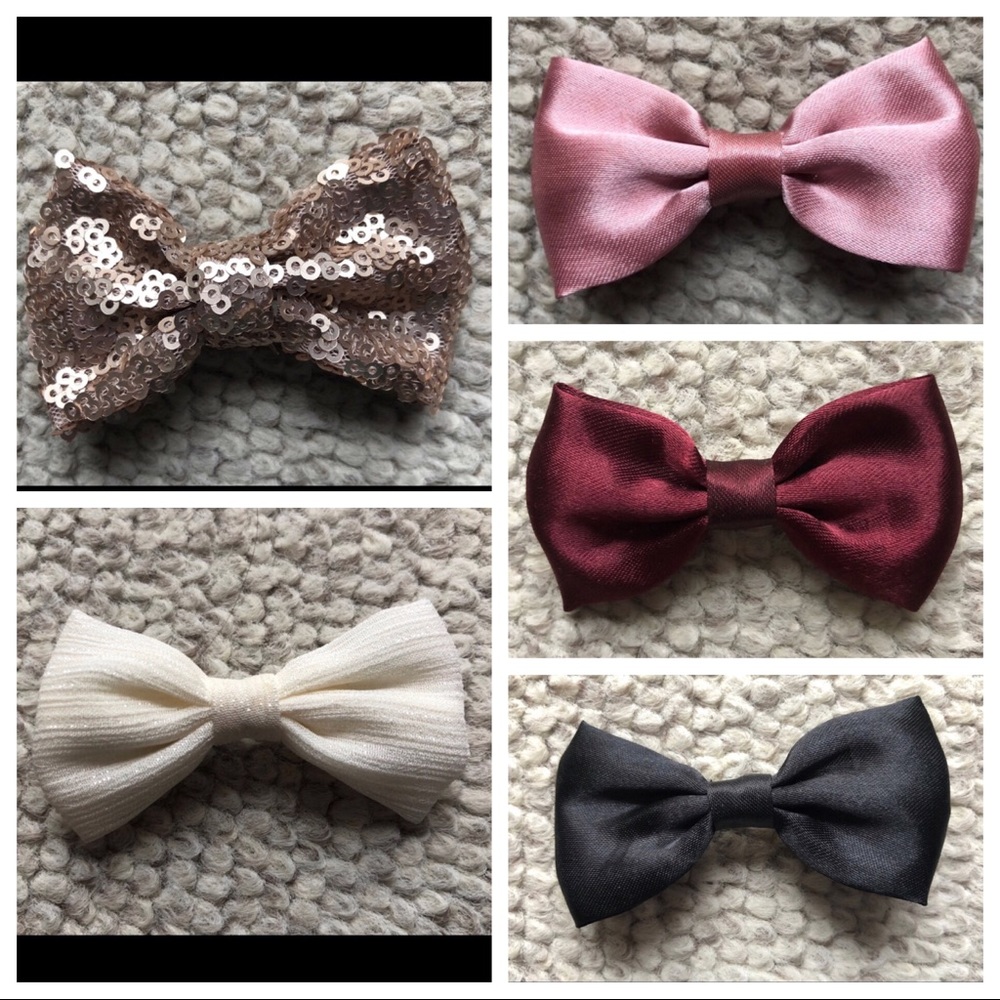 Bow Tie Hair Clips